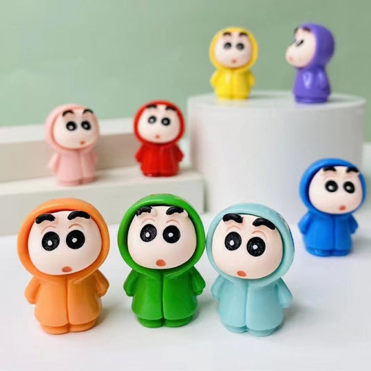 Colorful raincoat Crayon Shin-chan