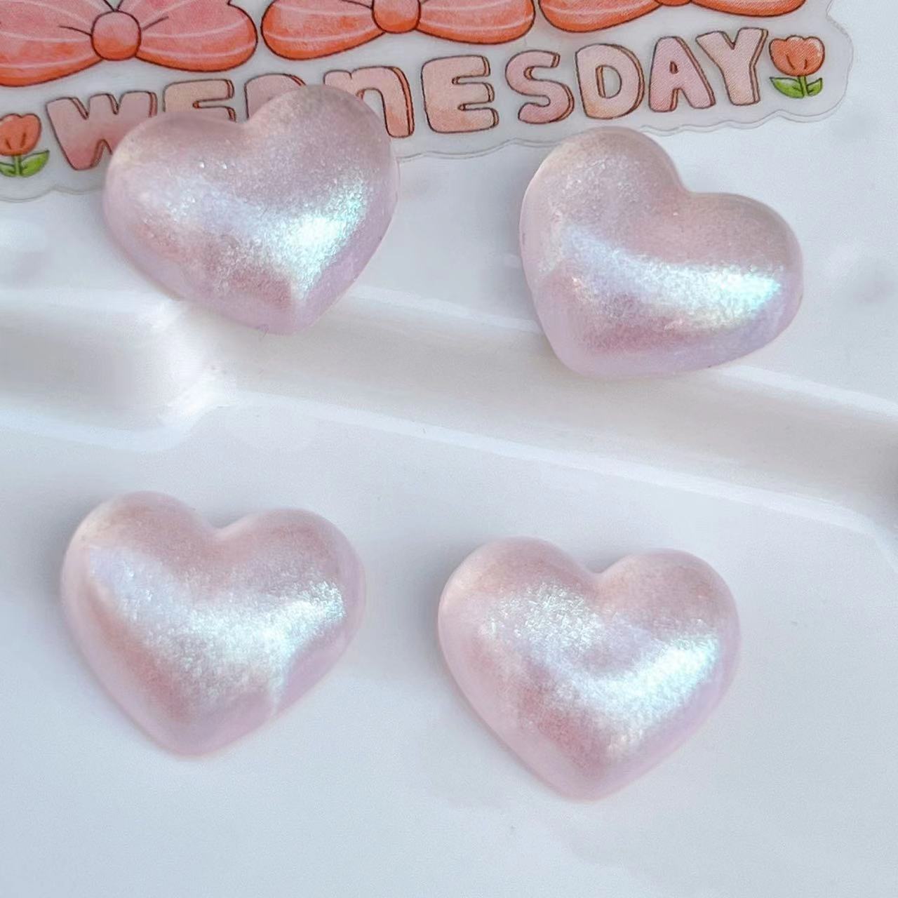 Acrylic Aurora Glossy Heart