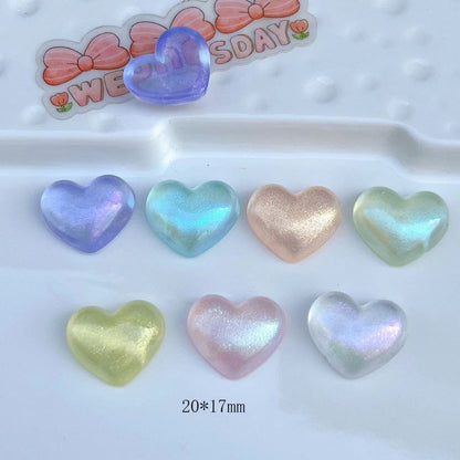 Acrylic Aurora Glossy Heart