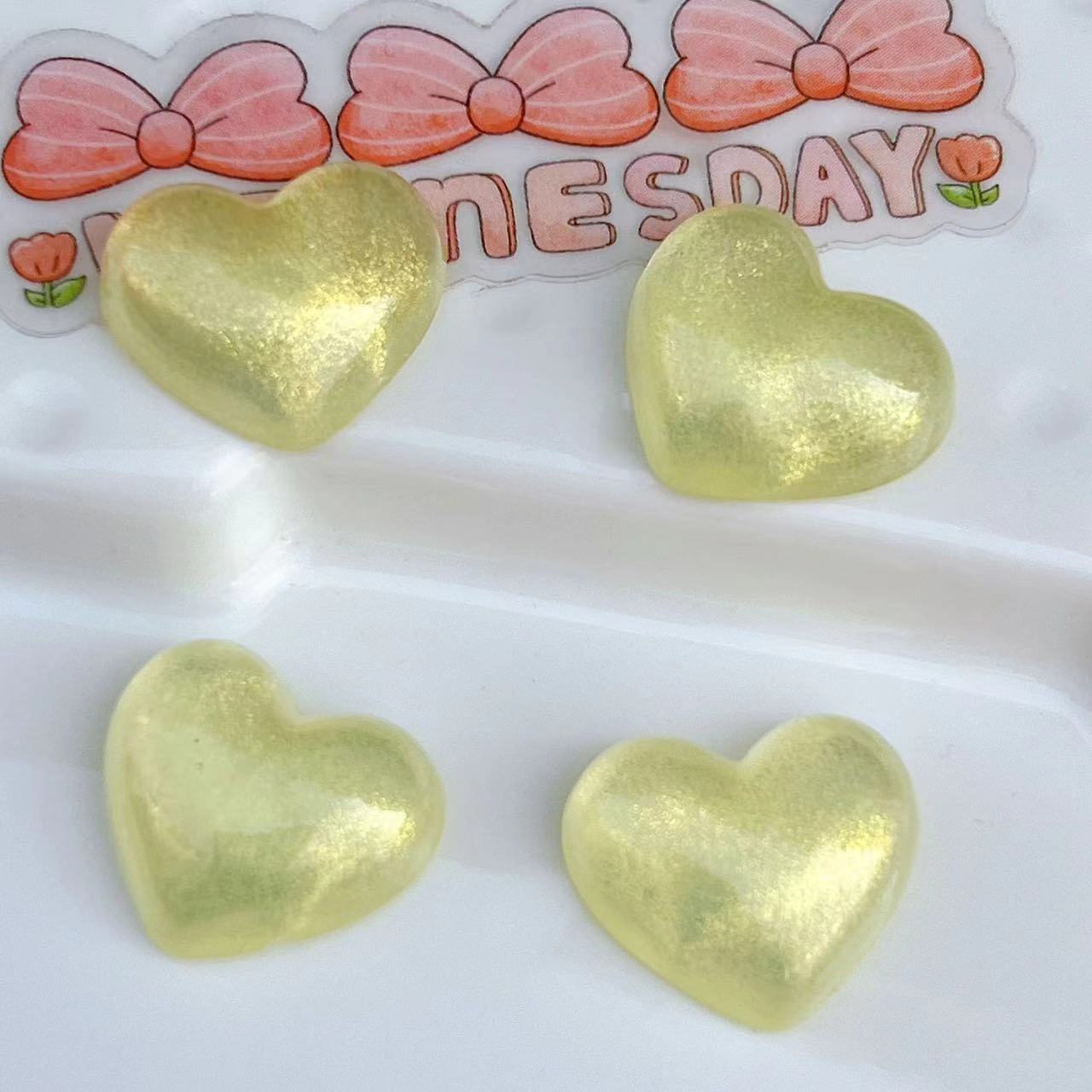 Acrylic Aurora Glossy Heart