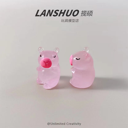 Luminous pink CAPYBARA