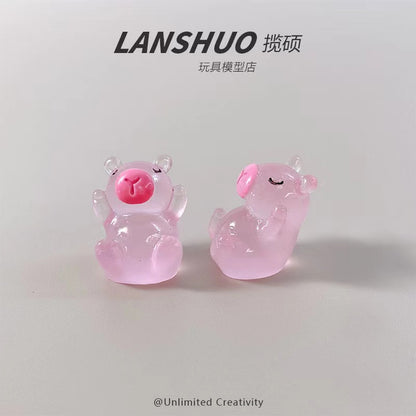 Luminous pink CAPYBARA