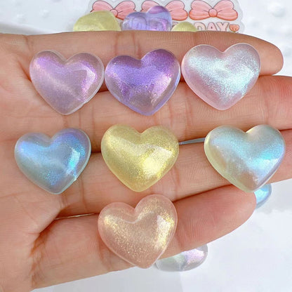 Acrylic Aurora Glossy Heart